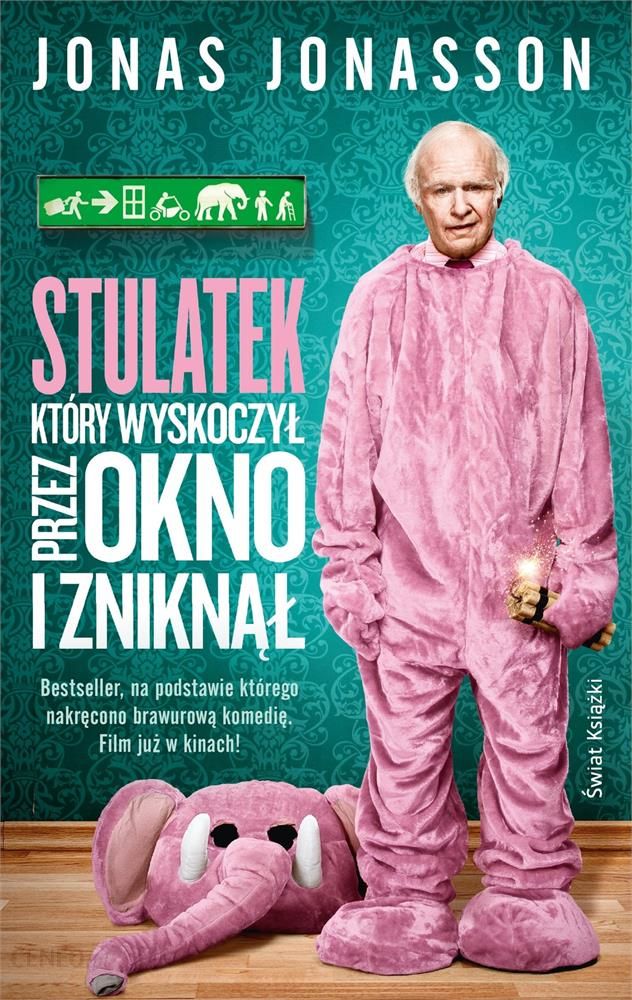 Read more about the article „Stulatek, który wyskoczył przez okno i zniknął” Jonasson Jonas